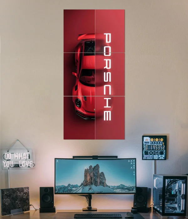 PORSHE Wooden Frame
