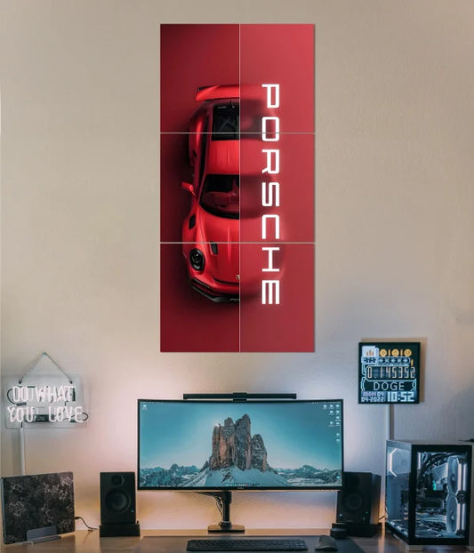 PORSHE Wooden Frame